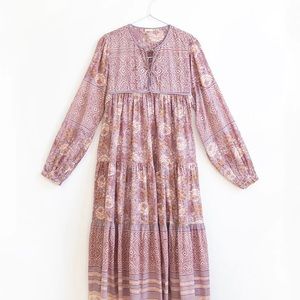 Matta midi dress with a vintage vibe